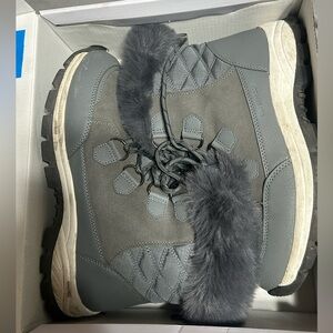 Women's Gray Winter Boots